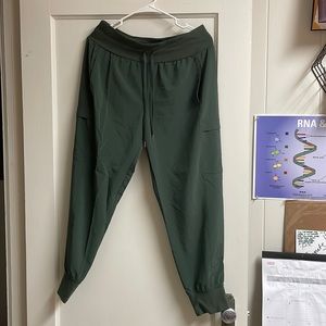 Women’s olive green joggers